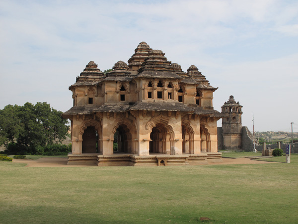 Palace with watch tower.