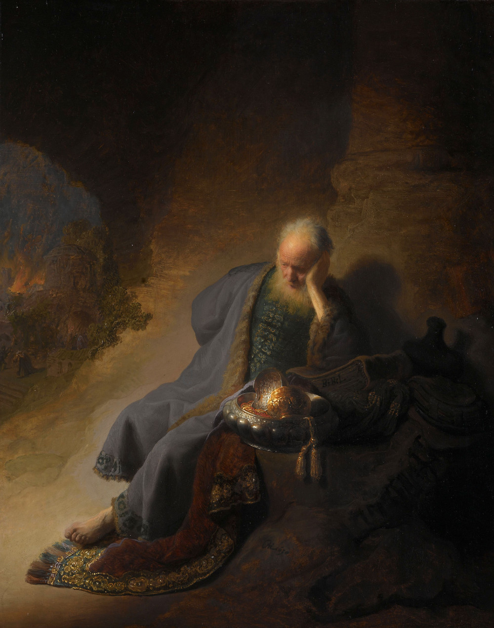 Rembrandt van Rijn, Jeremiah Lamenting the Destruction of Jerusalem